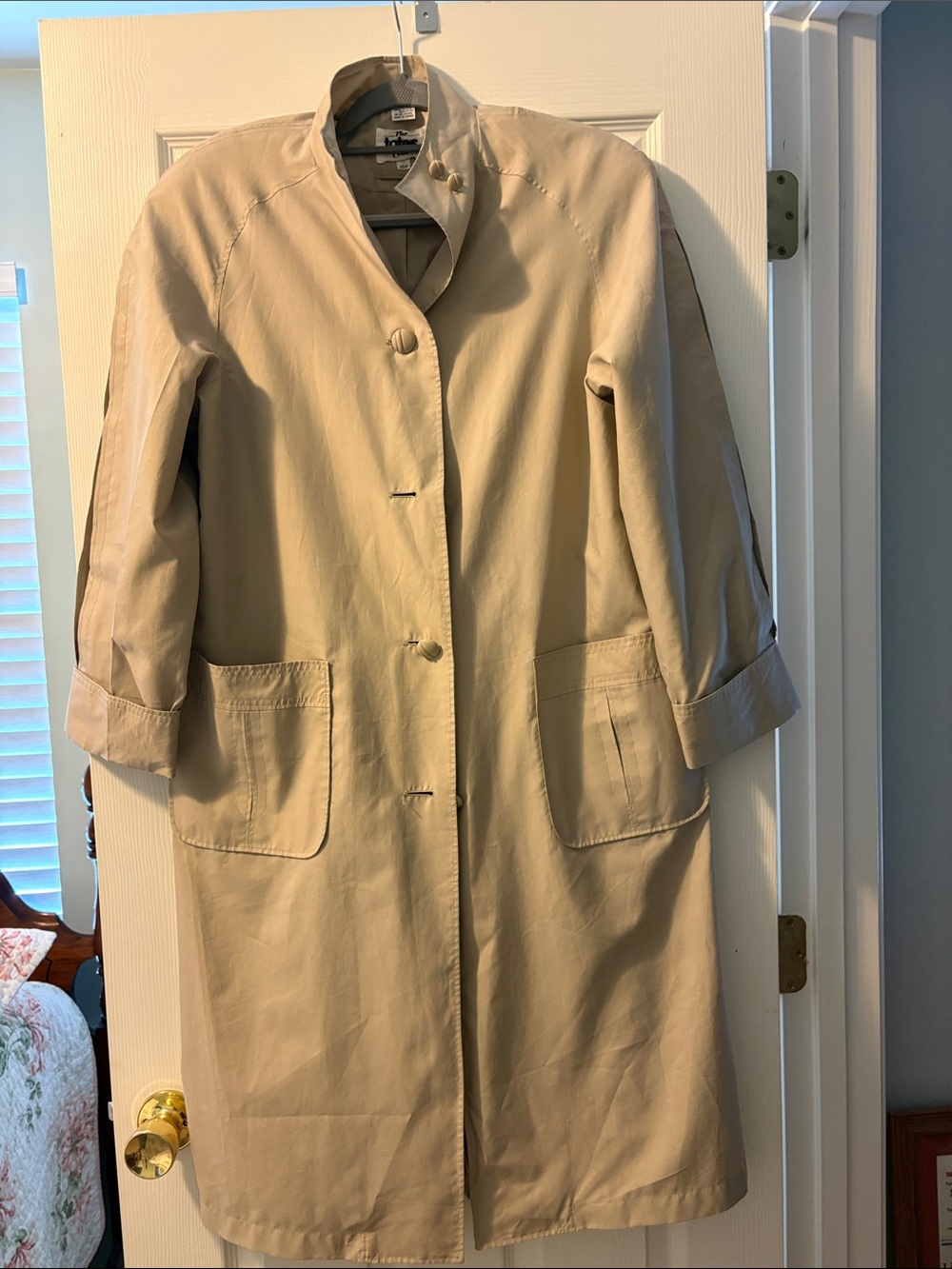 Totes Beige Single-Breasted Trench Coat